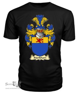 ScotsTee Markham Coat Of Arms Family Crest England V23 T Shirt