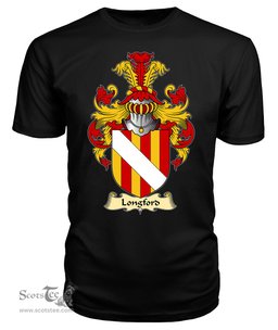 ScotsTee Longford Coat Of Arms Family Crest England V23 T Shirt