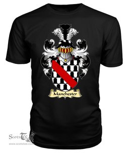 ScotsTee Manchester Coat Of Arms Family Crest England V23 T Shirt