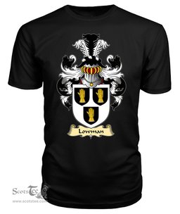 ScotsTee Lowman Coat Of Arms Family Crest England V23 T Shirt