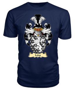 ScotsTee Long Coat Of Arms Family Crest England V23 T Shirt