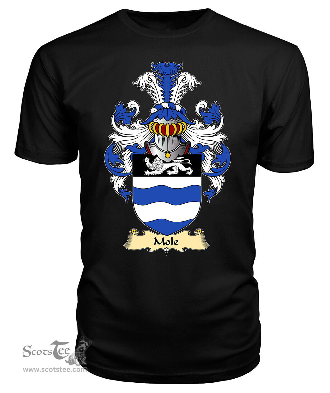 ScotsTee Mole Coat Of Arms Family Crest England V23 T Shirt