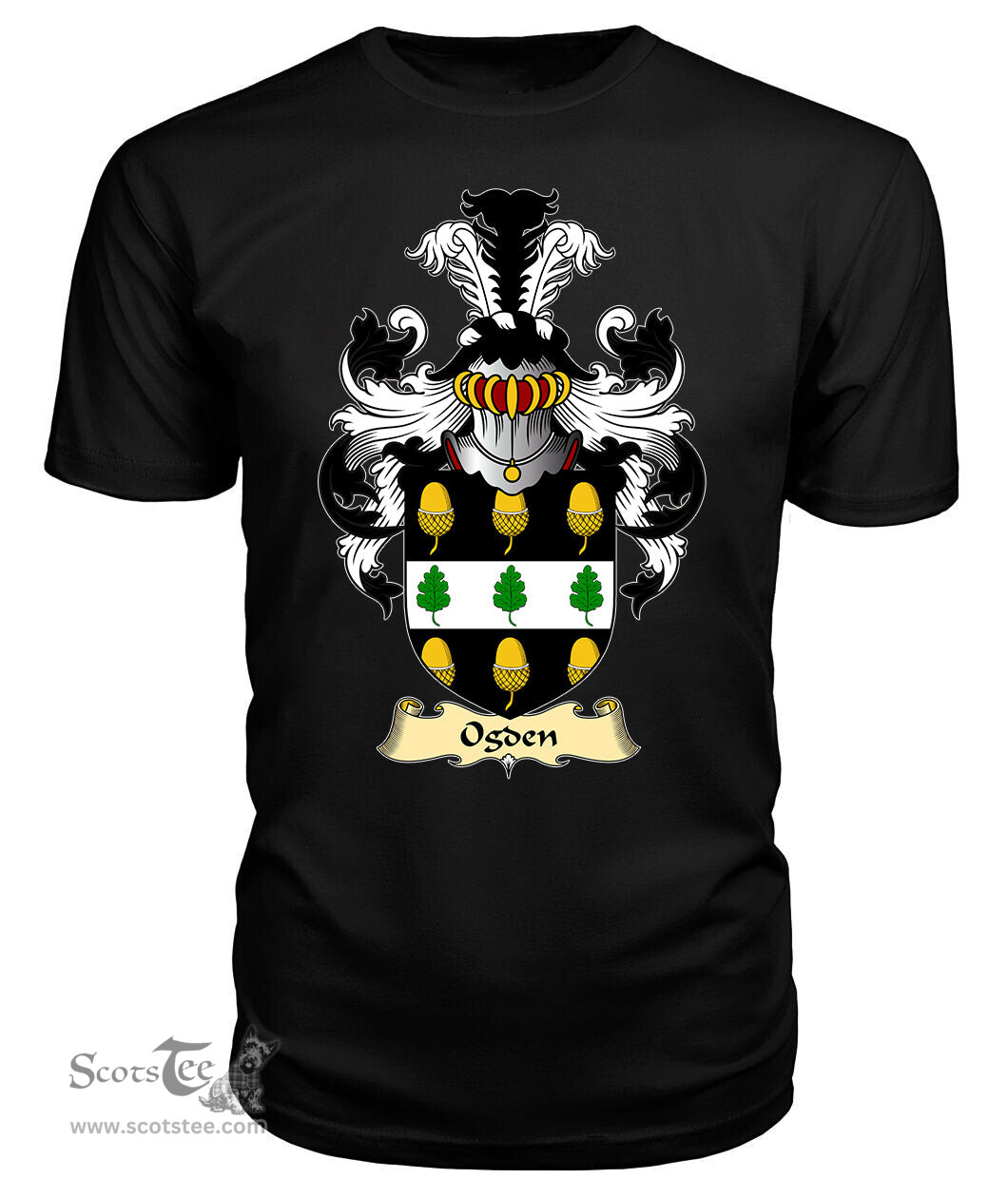 ScotsTee Ogden Coat Of Arms Family Crest England V23 T Shirt