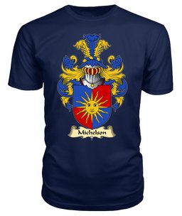 ScotsTee Michelson Coat Of Arms Family Crest England V23 T Shirt