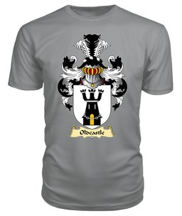 ScotsTee Oldcastle Coat Of Arms Family Crest England V23 T Shirt