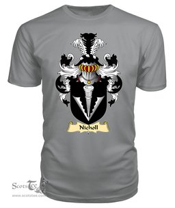 ScotsTee Nicholl Coat Of Arms Family Crest England V23 T Shirt
