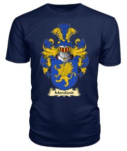 ScotsTee Moreland or Mereland Coat Of Arms Family Crest England V23 T Shirt