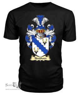 ScotsTee Needham Coat Of Arms Family Crest England V23 T Shirt