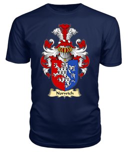 ScotsTee Norwich Coat Of Arms Family Crest England V23 T Shirt