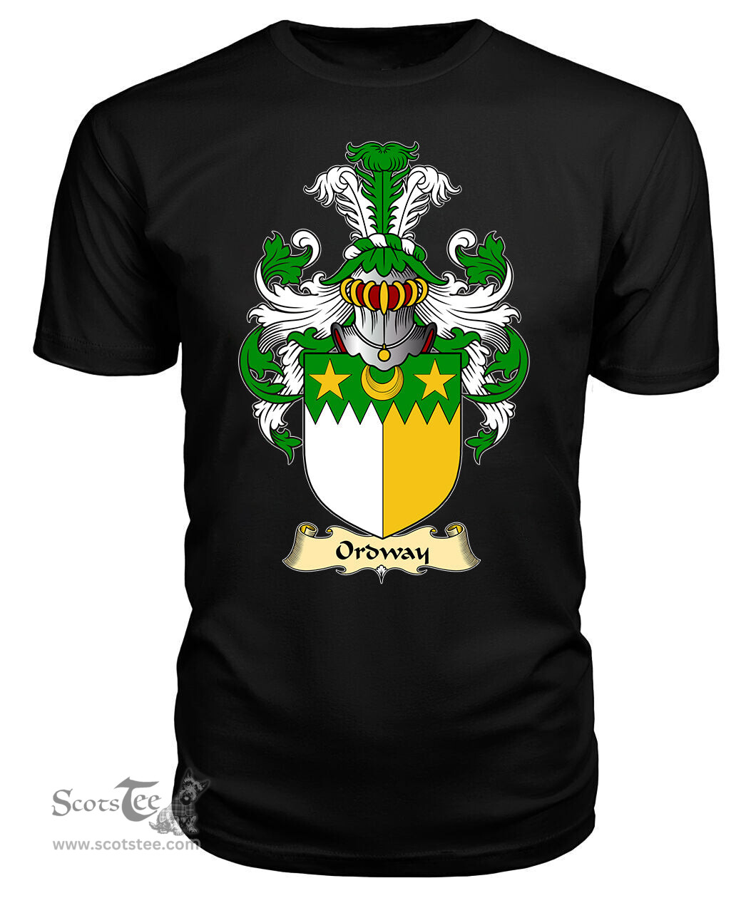 ScotsTee Ordway Coat Of Arms Family Crest England V23 T Shirt