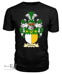 ScotsTee Ordway Coat Of Arms Family Crest England V23 T Shirt