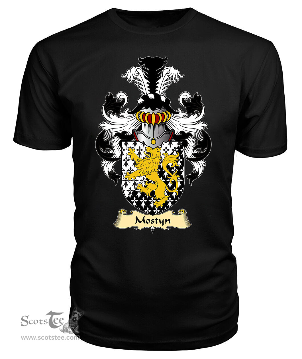 ScotsTee Mostyn Coat Of Arms Family Crest England V23 T Shirt