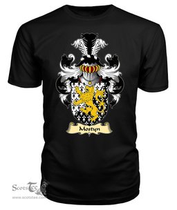 ScotsTee Mostyn Coat Of Arms Family Crest England V23 T Shirt
