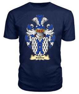 ScotsTee Molins Coat Of Arms Family Crest England V23 T Shirt