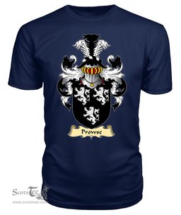 ScotsTee Prous or Prowse Coat Of Arms Family Crest England V23 T Shirt