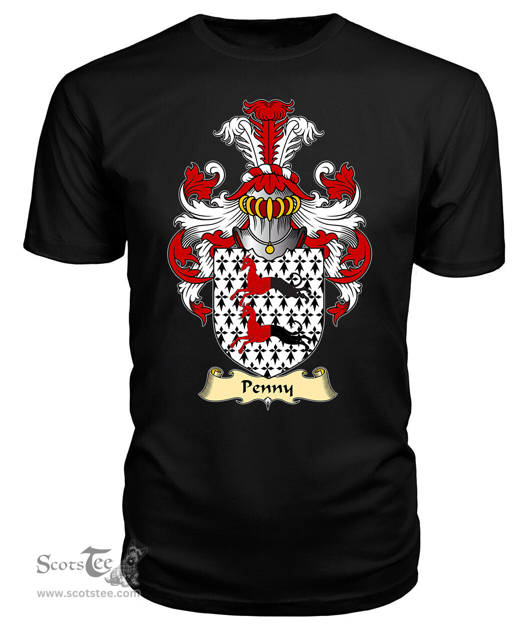 ScotsTee Penny Coat Of Arms Family Crest England V23 T Shirt