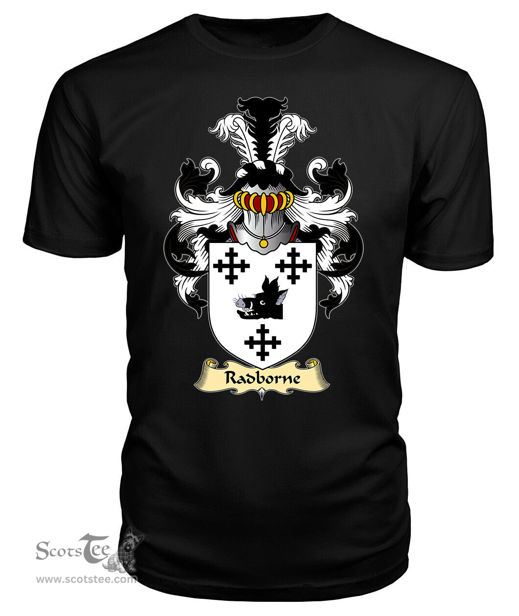 ScotsTee Radborn (e) Coat Of Arms Family Crest England V23 T Shirt