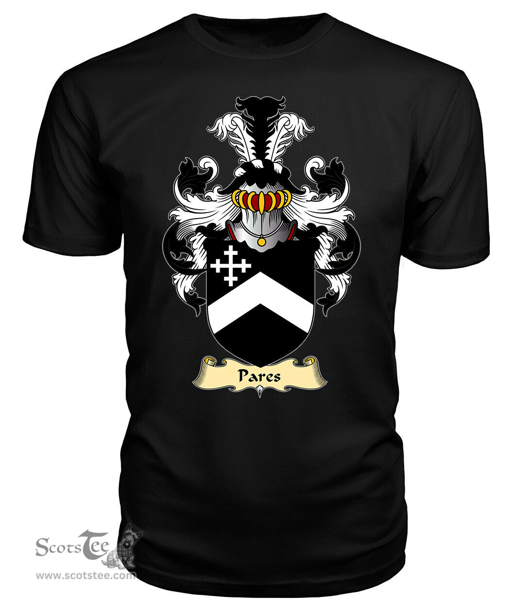 ScotsTee Pares Coat Of Arms Family Crest England V23 T Shirt
