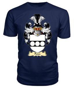 ScotsTee Penn Coat Of Arms Family Crest England V23 T Shirt