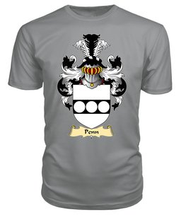 ScotsTee Penn Coat Of Arms Family Crest England V23 T Shirt