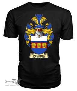 ScotsTee Pendleton Coat Of Arms Family Crest England V23 T Shirt