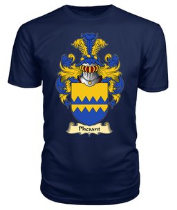 ScotsTee Phesant Coat Of Arms Family Crest England V23 T Shirt