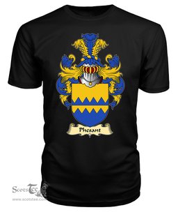 ScotsTee Phesant Coat Of Arms Family Crest England V23 T Shirt