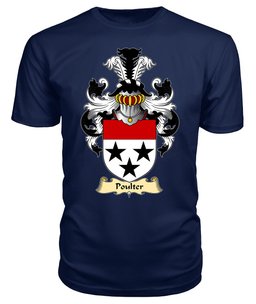 ScotsTee Poulter Coat Of Arms Family Crest England V23 T Shirt