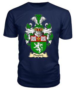 ScotsTee Playford Coat Of Arms Family Crest England V23 T Shirt