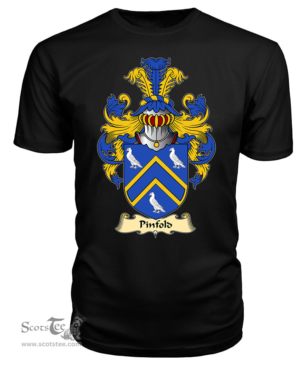 ScotsTee Pinfold Coat Of Arms Family Crest England V23 T Shirt