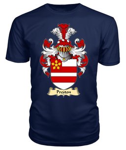 ScotsTee Preston Coat Of Arms Family Crest England V23 T Shirt