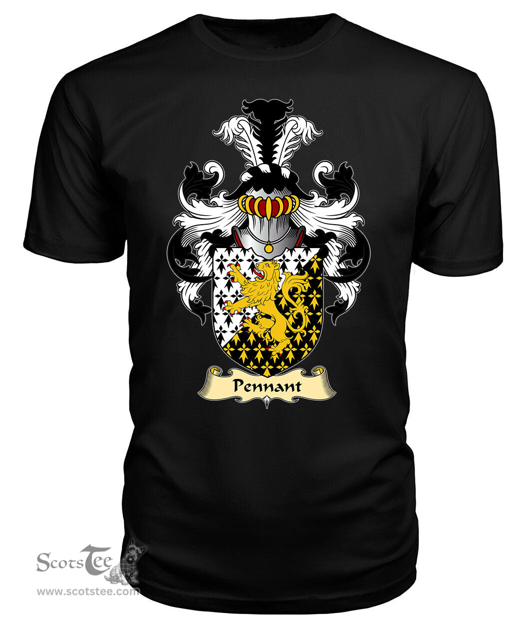 ScotsTee Pennant Coat Of Arms Family Crest England V23 T Shirt