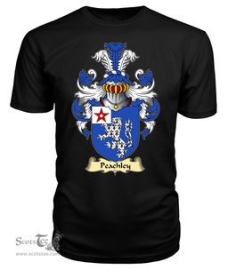 ScotsTee Peachley Coat Of Arms Family Crest England V23 T Shirt