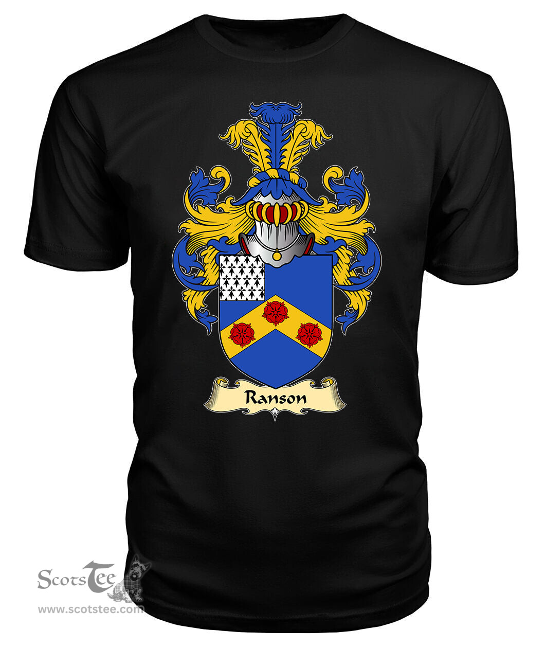 ScotsTee Ranson Coat Of Arms Family Crest England V23 T Shirt