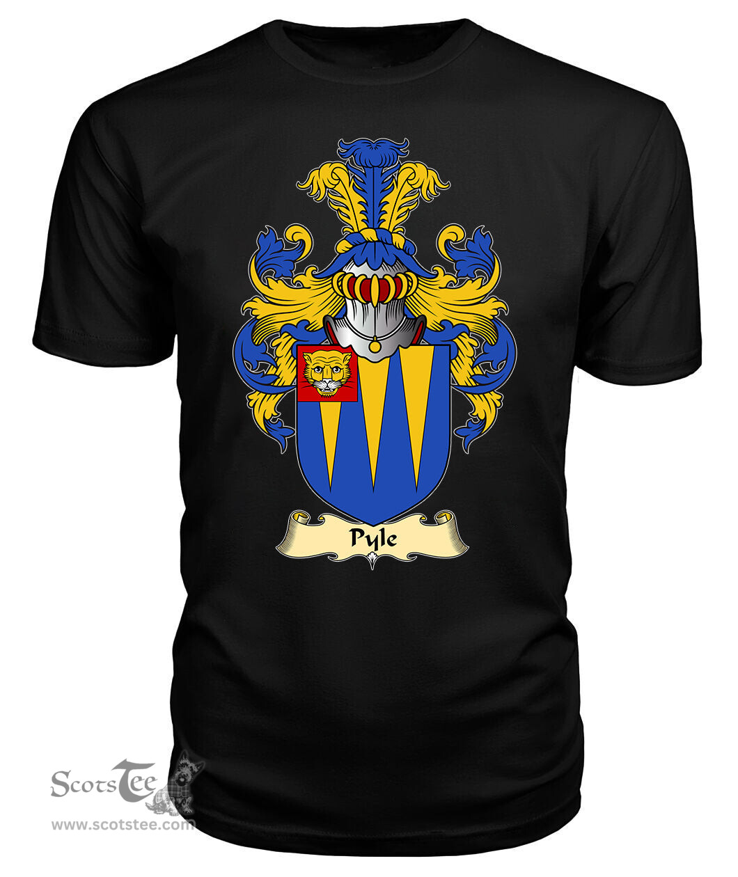ScotsTee Pyle Coat Of Arms Family Crest England V23 T Shirt