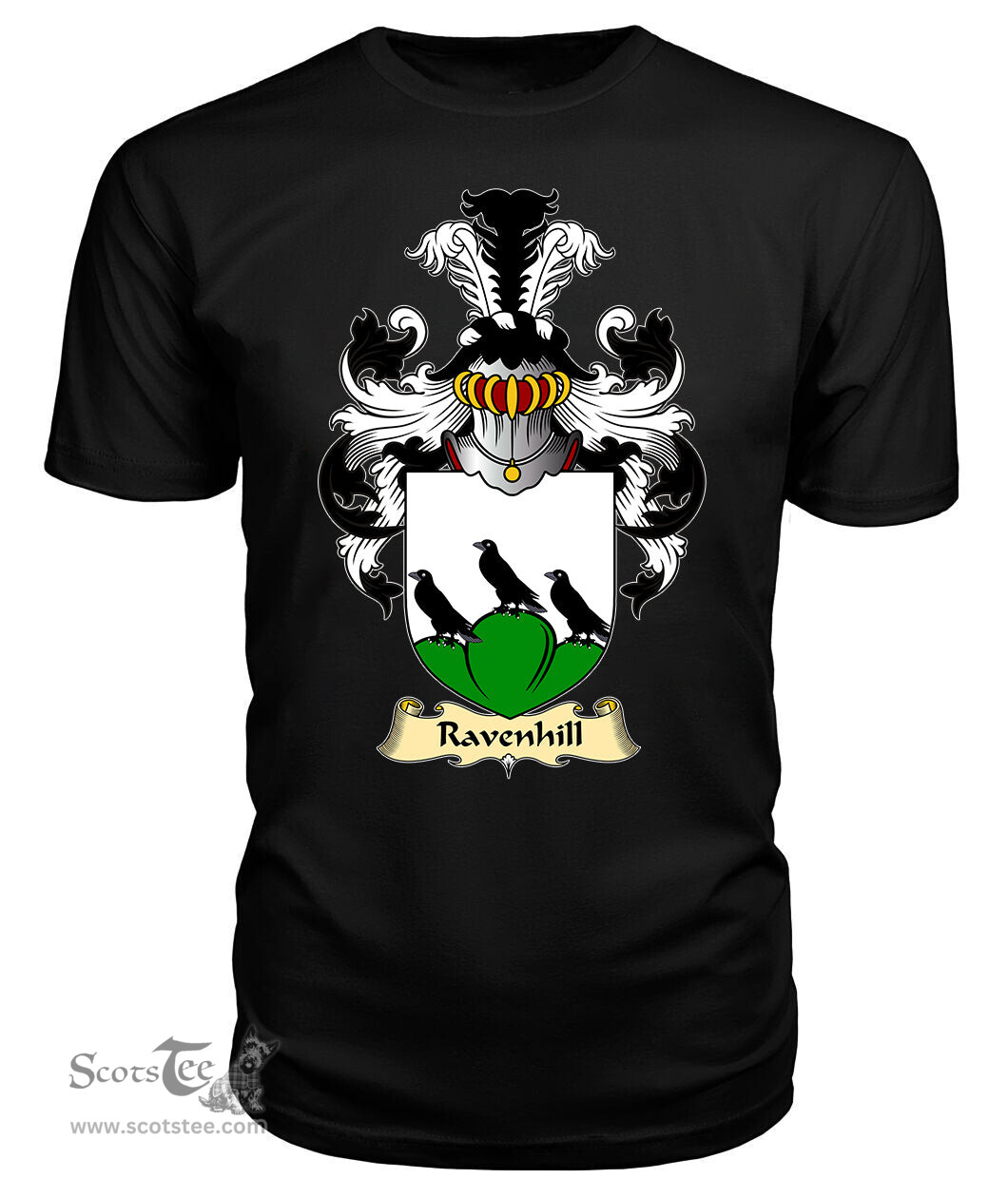 ScotsTee Ravenhill Coat Of Arms Family Crest England V23 T Shirt