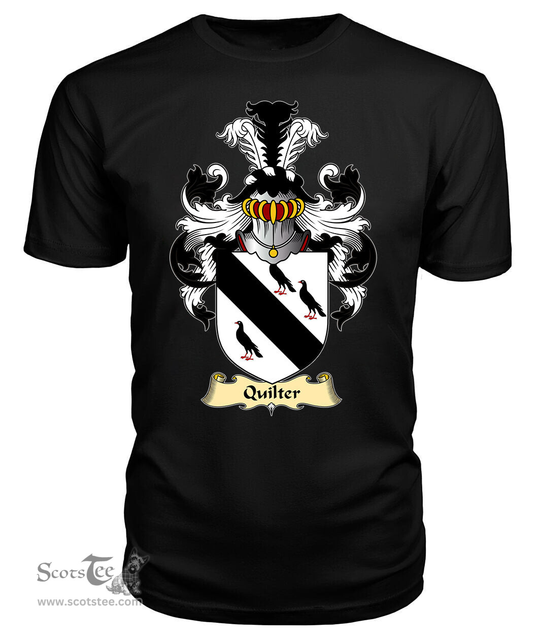 ScotsTee Quilter Coat Of Arms Family Crest England V23 T Shirt