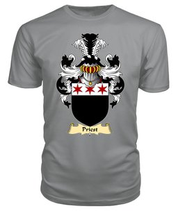 ScotsTee Priest or Prest Coat Of Arms Family Crest England V23 T Shirt