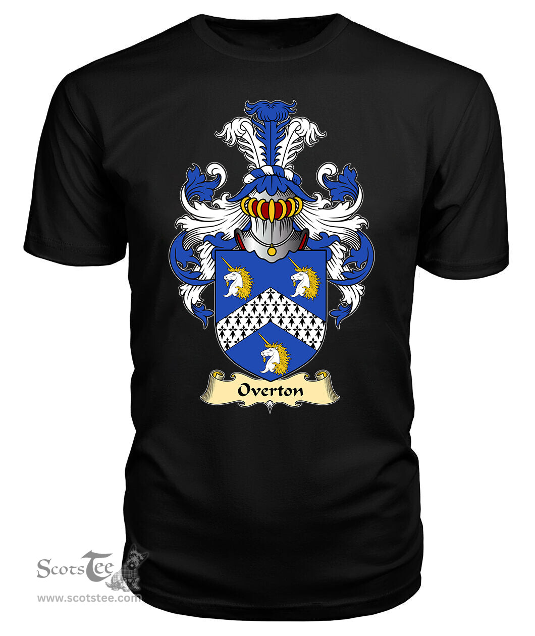 ScotsTee Overton Coat Of Arms Family Crest England V23 T Shirt