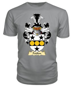 ScotsTee Poulton Coat Of Arms Family Crest England V23 T Shirt