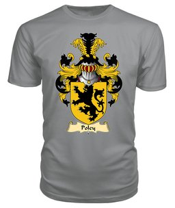 ScotsTee Poley Coat Of Arms Family Crest England V23 T Shirt