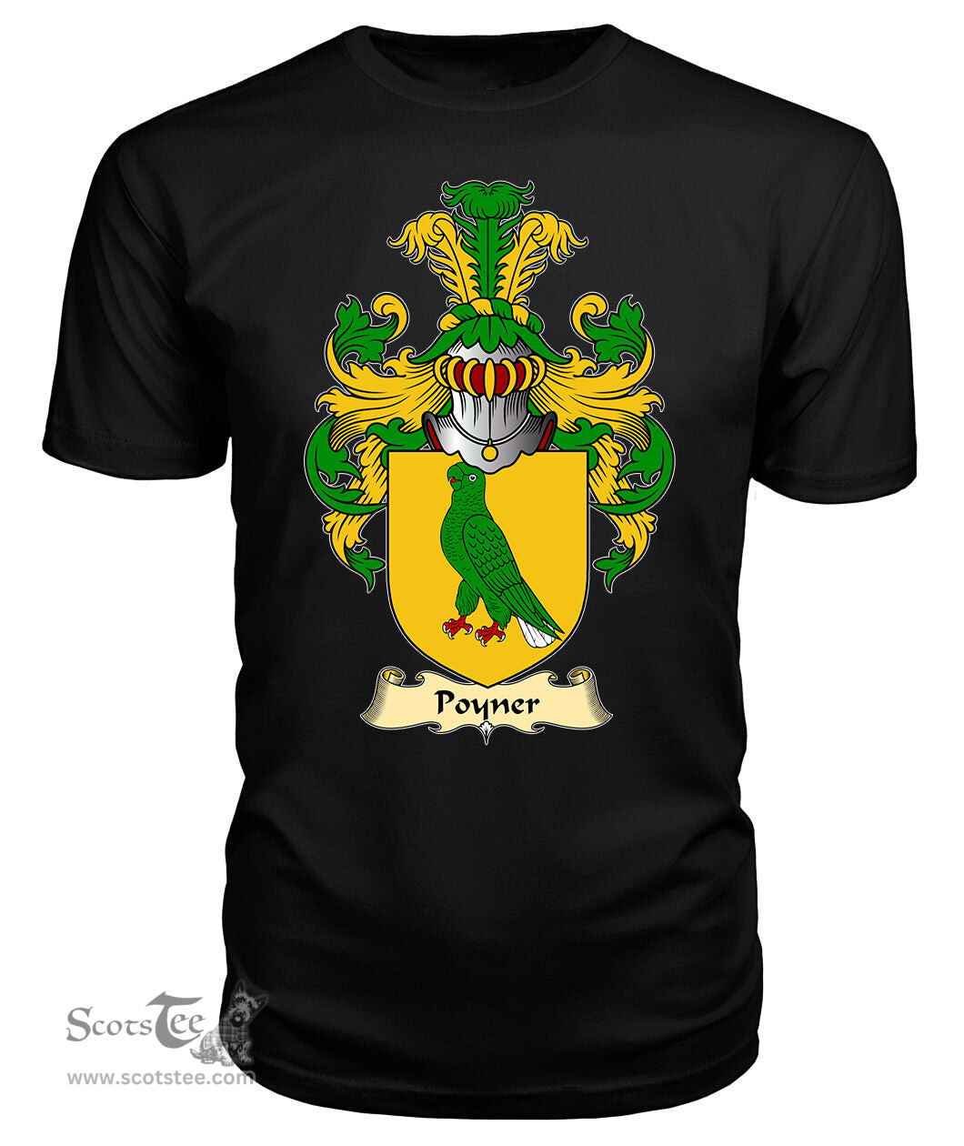 ScotsTee Poyner Coat Of Arms Family Crest England V23 T Shirt