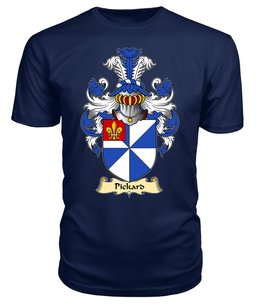 ScotsTee Pickard or Picard Coat Of Arms Family Crest England V23 T Shirt