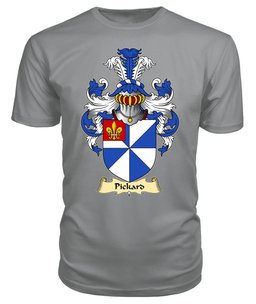 ScotsTee Pickard or Picard Coat Of Arms Family Crest England V23 T Shirt