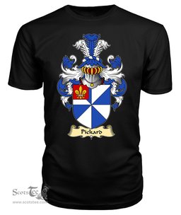 ScotsTee Pickard or Picard Coat Of Arms Family Crest England V23 T Shirt