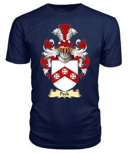 ScotsTee Peck Coat Of Arms Family Crest England V23 T Shirt