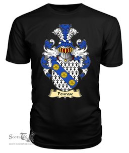 ScotsTee Penrose Coat Of Arms Family Crest England V23 T Shirt