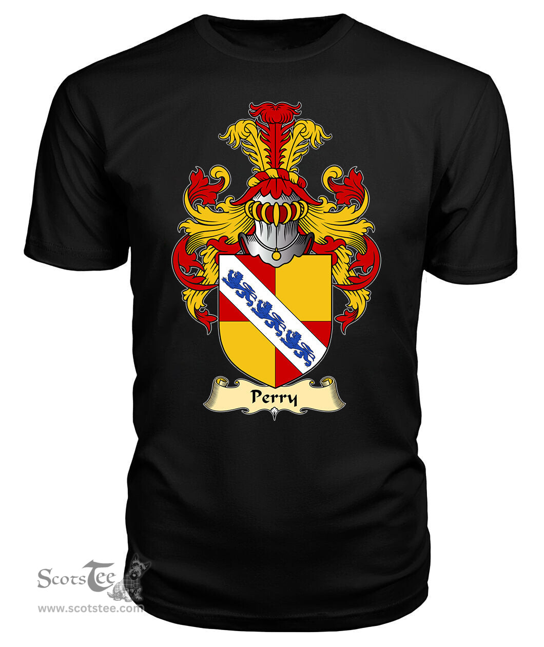 ScotsTee Perry Coat Of Arms Family Crest England V23 T Shirt