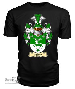 ScotsTee Power Coat Of Arms Family Crest England V23 T Shirt