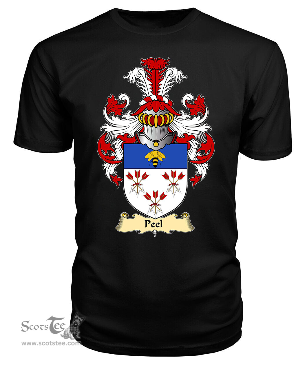 ScotsTee Peel Coat Of Arms Family Crest England V23 T Shirt